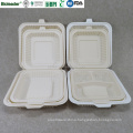 Biodegradable Cornstarch Corn Starch Food Container Compostable CPLA Take out Fast Food Cornstarch Corn Starch Food Container